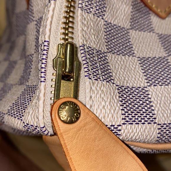 AUTHENTIC - Louis Vuitton - Damier Azur - Speedy 30 - Picture 7 of 16